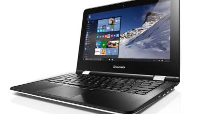 La Yoga 300, en su configuración convencional es una portátil de 11.6 pulgadas.