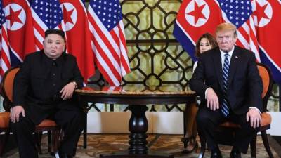 Trump y Kim Jong Un sostuvieron una segunda reunión este jueves en Vietnam./AFP.