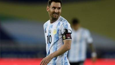 Lionel Messi marcó un golazo en el debut de Argentina ante Chile por la Copa América. Foto AFP.