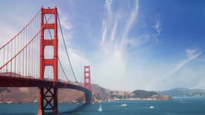 El famoso puente Golden Gate.