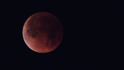 La luna de sangre que protagonizá el eclipse más largo del siglo no podrá verse en América Central./AFP.