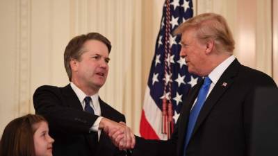 El presidente de EEUU, Donald Trump, nominó hoy al juez conservador Brett Kavanaugh para cubrir la vacante de magistrado del Tribunal Supremo. AFP