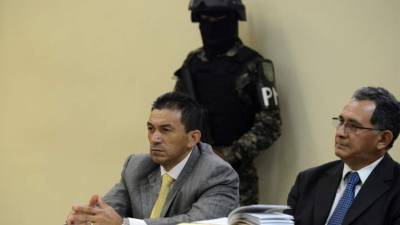 Diputado Luis Galdámez en la audiencia desarrollada el lunes 25 de abril de 2016 en Tegucigalpa. Foto archivo/AFP.