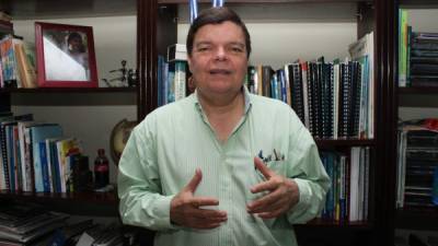 Senén Villanueva, vicepresidente de Anuprih y vicerrector de la Universidad de San Pedro Sula.