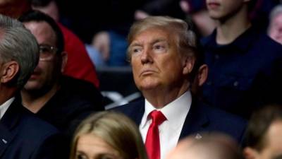 Trump fue recibido con abucheos en el Madison Square Guarden./AFP.