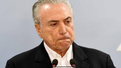 Michel Temer envió un mensaje a la nación el sábado y dijo que seguirá al frente del Gobierno de Brasil.