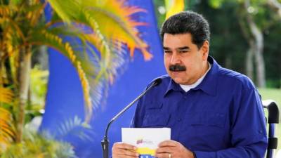 Nicolás Maduro, presidente de Venezuela. Foto AFP