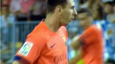 Leo Messi volvió a tener arcadas en La Rosaleda.