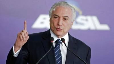 El presidente brasileño Michel Temer no se ha podido librar de las acusaciones de corrupción.