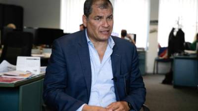 El ex presidente de Ecuador, Rafael Correa. AFP