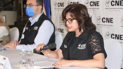 Rixi Moncada, consejera propietaria del CNE.