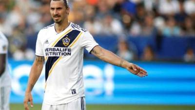 Ibrahimovic sigue en plena forma en Estados Unidos. AFP
