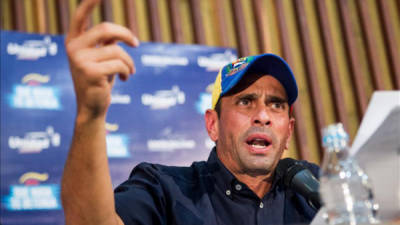 El líder de la oposición venezolana y gobernador del estado Miranda, Henrique Capriles. EFE/Archivo