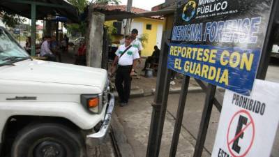 Los cuerpos fueron reclamados en la morgue.