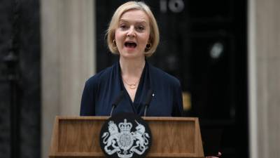 Liz Truss, hasta hoy ministra de Reino Unido.