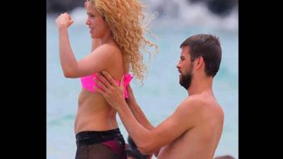 La pareja está de vacaciones en la Riviera Maya en México. Allí han sido captados de los más romántico.