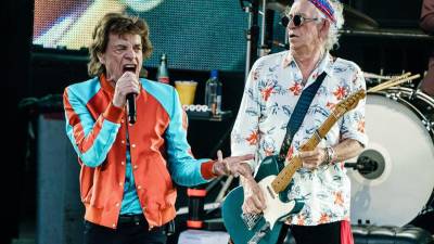 Imagen reciente de un concierto de The Rolling Stones.