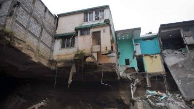 Varios derrumbes han provocado las fuertes lluvias de los últimos días en Guatemala.