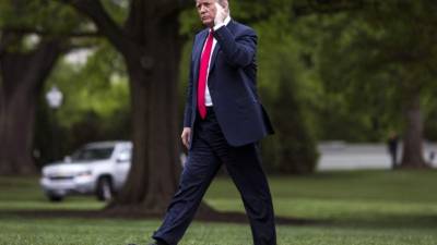 En la imagen el presidente de los Estados Unidos, Donald Trump. EFE archivo.