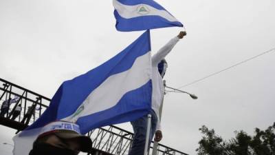 Opositores continúan en las calles exigiendo la renuncia de Daniel Ortega./AFP.