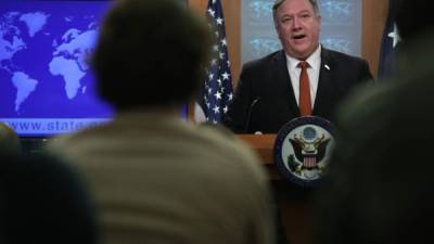 El secretario de Estado norteamericano Mike Pompeo. Foto: AFP