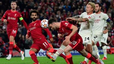 Liverpool comenzó con pie derecho su andadura en la Liga de Campeones. Foto AFP.