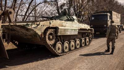 Solo un número reducido de tropas rusas se ha retirado de los alrededores de Kiev, afirma el Pentágono.