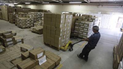 Bodegas del Almacén Central en Tegucigalpa.