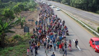 El Gobierno de Obrador cedió a las presiones de EEUU y restringe el paso de migrantes./EFE.