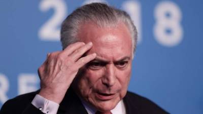 El ex presidente de Brasil, Michel Temer, fue arrestado el 21 de marzo de 2019 como parte de una extensa investigación anticorrupción que ya ha denunciado a decenas de políticos y corporativos, según informes de prensa.