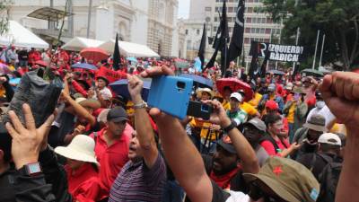 Más empleos, salud y educación exigen trabajadores hondureños