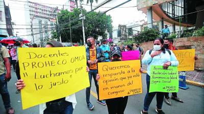 Los docentes de este régimen demandan plazas.