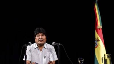 El expresidente de Bolivia, Evo Morales. Foto: AFP