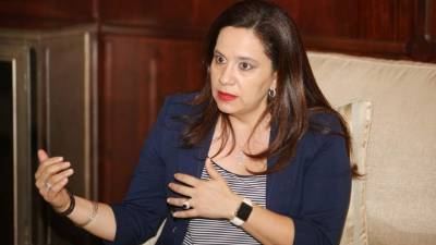 Ana García, primera dama de la nación.