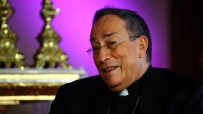 El cardenal Óscar Andrés Rodríguez.