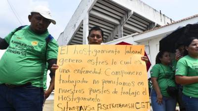 La clase trabajadora de la zona norte de Honduras se movilizó este miércoles 1 de mayo en el Día del Trabajador.