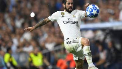 Isco Alarcón estará de baja al menos por un mes. FOTO AFP.