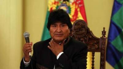 Evo Morales, presidente boliviano.