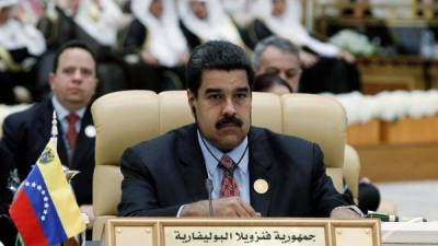 El mandatario venezolano se encuentra de gira en Arabia Saudita.