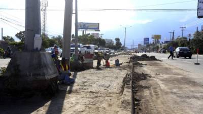 Ya se comenzó a preparar el terreno para el paso a desnivel en el desvío a El Zapotal en el bulevar del norte.