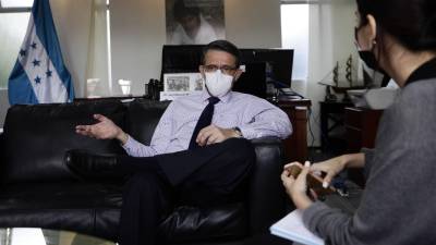 Ministro de Salud de Honduras, José Manuel Matheu.