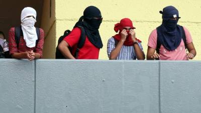 Los integrantes del MEU rechazan cualquier acercamiento con las actuales autoridades de la UNAH y exigen su renuncia inmediata.