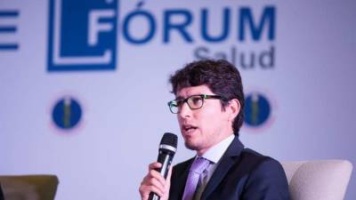 Carlos Duran, viceministro de Salud Pública, participa en el I Foro EFE de Salud en Quito (Ecuador) hoy, miércoles 11 de abril de 2018. EFE/Dominique Riofrio