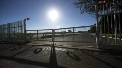 Vista de la entrada del Palacio de la Alvorada. EFE/Archivo