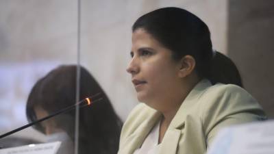 Fátima Mena, diputada del Partido Salvador de Honduras (PSH).