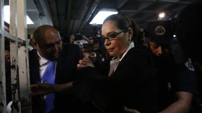 La exvicepresidenta guatemalteca enfrenta un juicio por corrupción y enriquecimiento ílicito. Foto: EFE/Esteban Biba