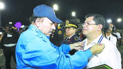 El homenaje se realizó en Managua.