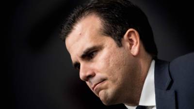 El Gobernador de Puerto Rico, Ricardo Rosselló./AFP.