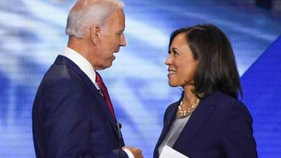 Joe Biden y Kamala Harris buscan derrotar a Trump en las elecciones de noviembre próximo./AFP.