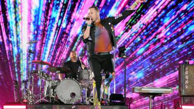 El cantautor británico Chris Martin, líder y vocalista de Coldplay.